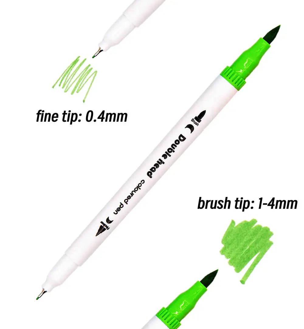 Set de Marcadores Doble Punta para Arte