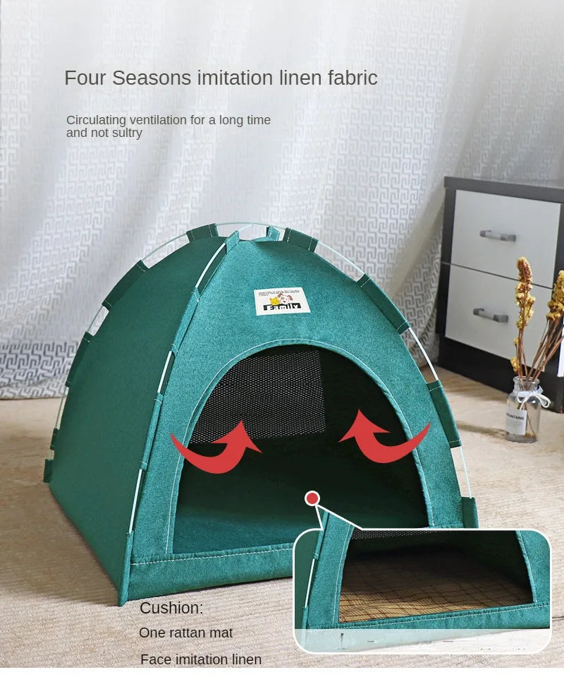 Casa plegable para gatitos