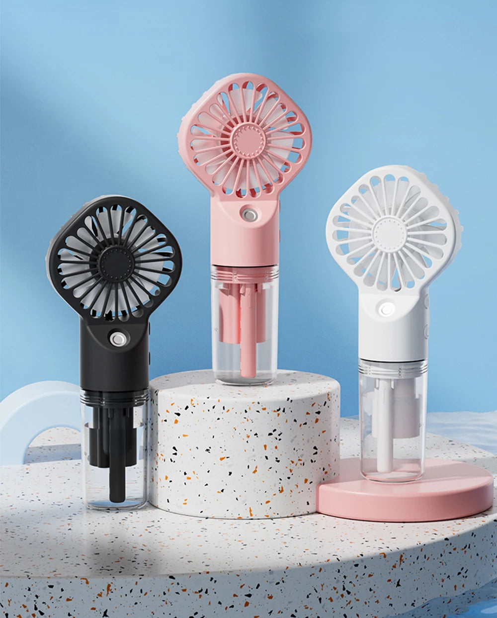 Ventilador humidificador portátil
