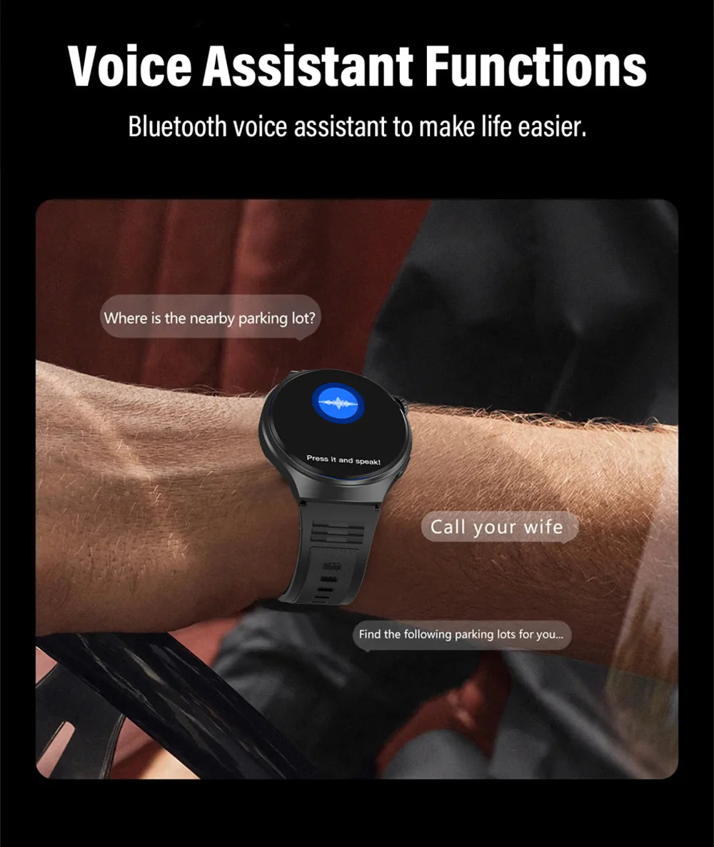 Smartwatch G.L Wear 2025 con Pantalla HD y Monitoreo de Salud