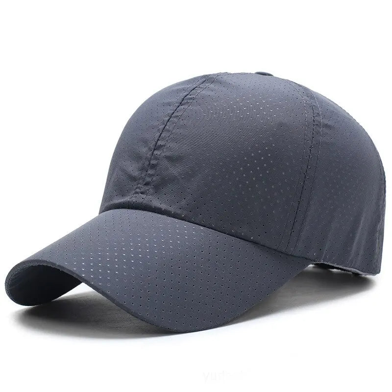 Gorra de malla de Color sólido, gorra de béisbol