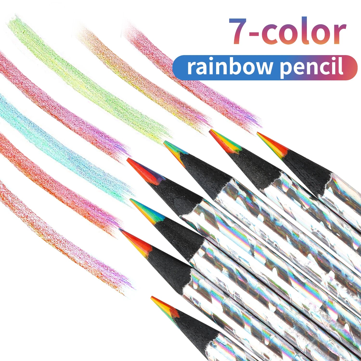 Kit de Lápices Arcoíris para Dibujo y Arte