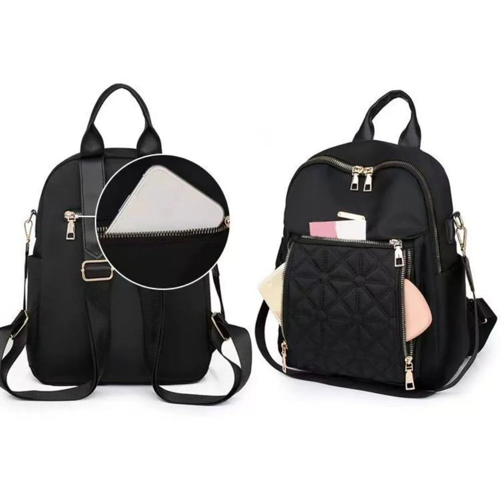 Mochila de lujo Simple de tela Oxford,