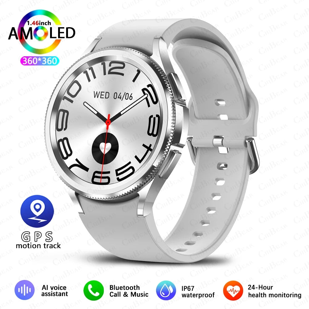 Smartwatch Deportivo 2025 para Hombre con Pantalla AMOLED e IP68