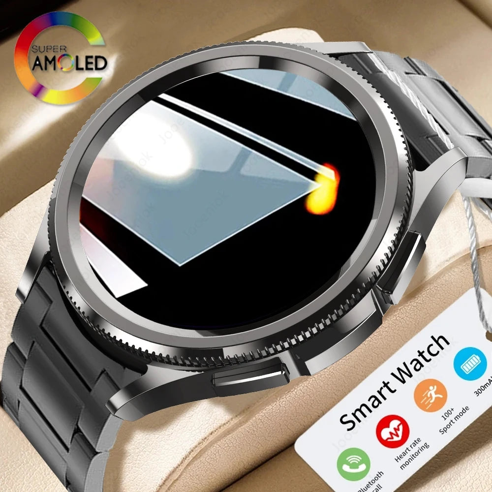 Smartwatch Deportivo 2025 para Hombre con Pantalla AMOLED e IP68