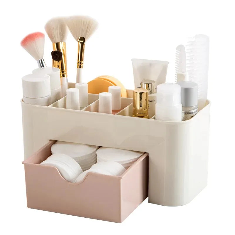 Contenedor organizador de plástico para decoración de uñas