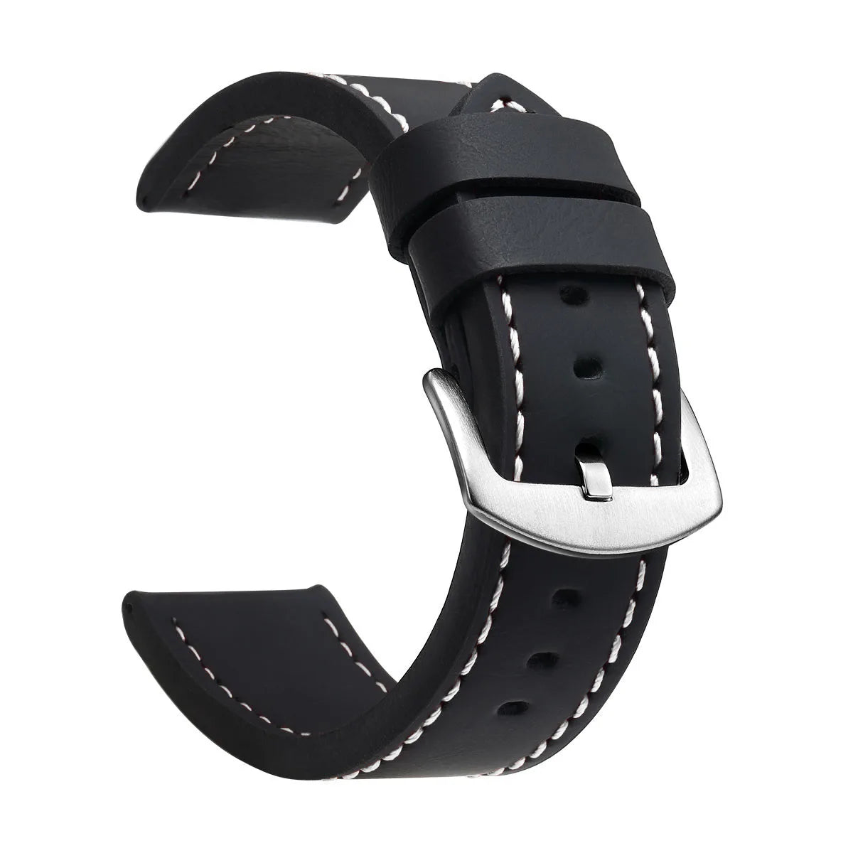 Correa Vintage de Piel SAMCO para Reloj con Hebilla de Acero inoxidable