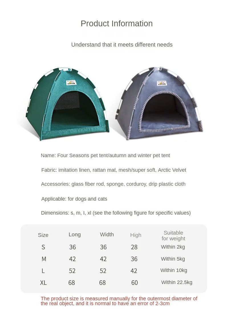 Casa plegable para gatitos