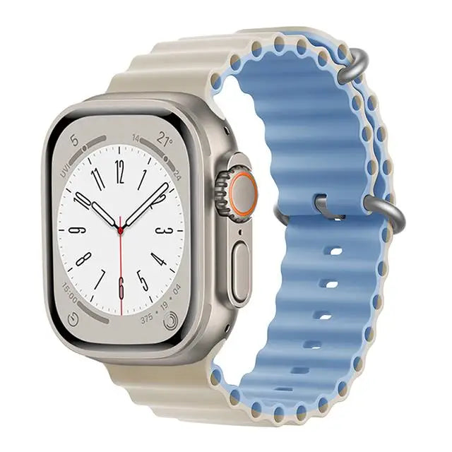 Correa Ocean de Silicón para Apple Watch Series y Ultra