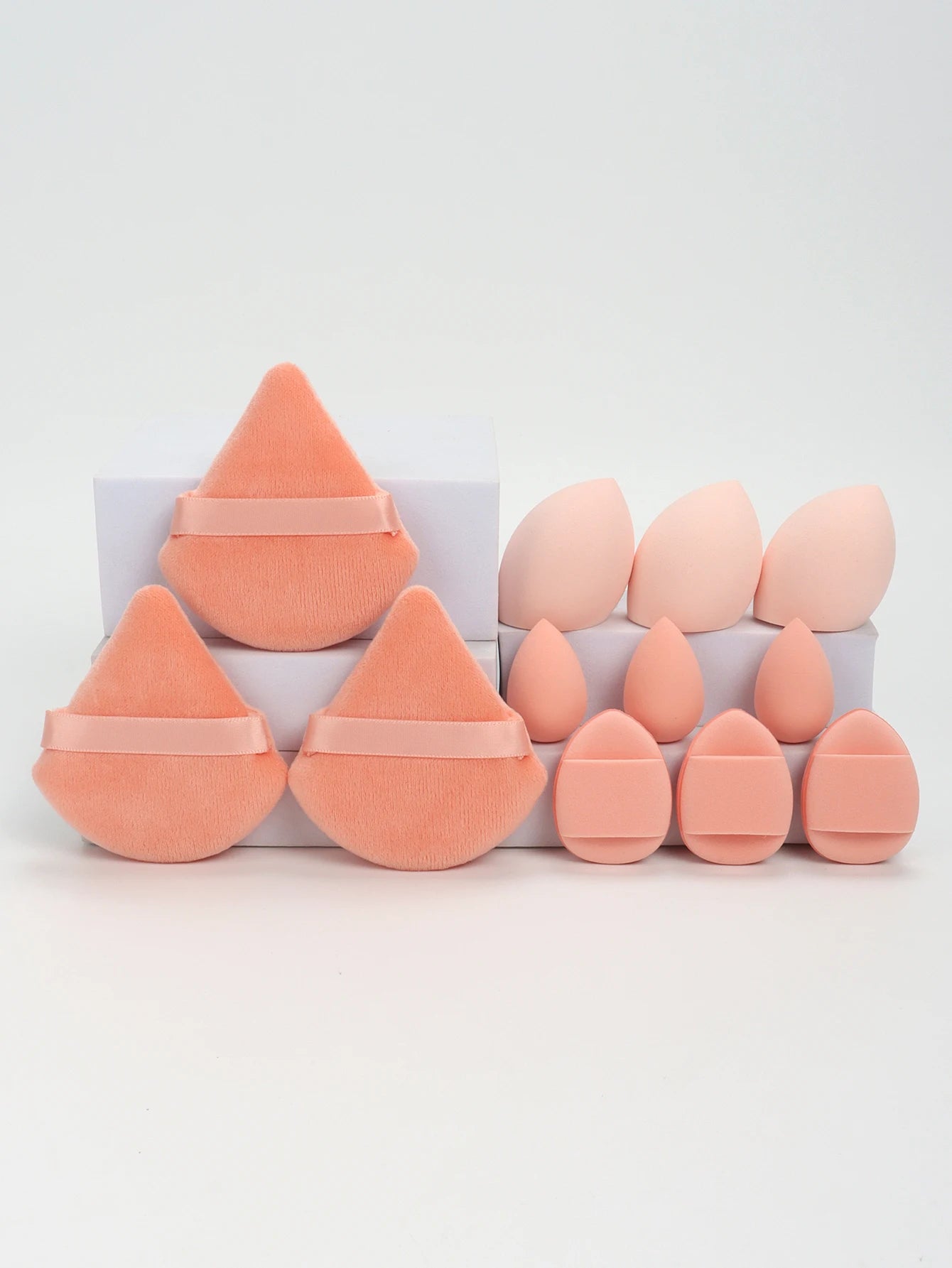 Set de Esponjas de Maquillaje 12 Piezas Multiusos