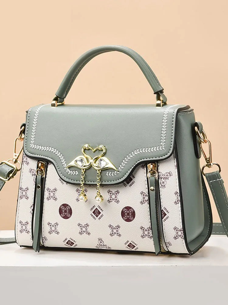 Bolso de mano, bolso de hombro con estampado de Sprite