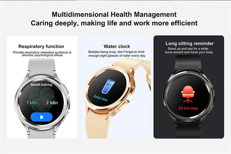 Smartwatch Deportivo 2025 para Hombre con Pantalla AMOLED e IP68