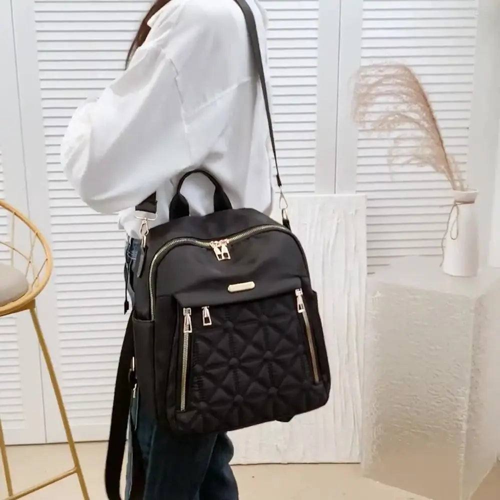 Mochila de lujo Simple de tela Oxford,