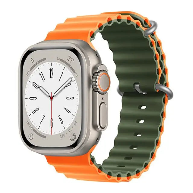 Correa Ocean de Silicón para Apple Watch Series y Ultra