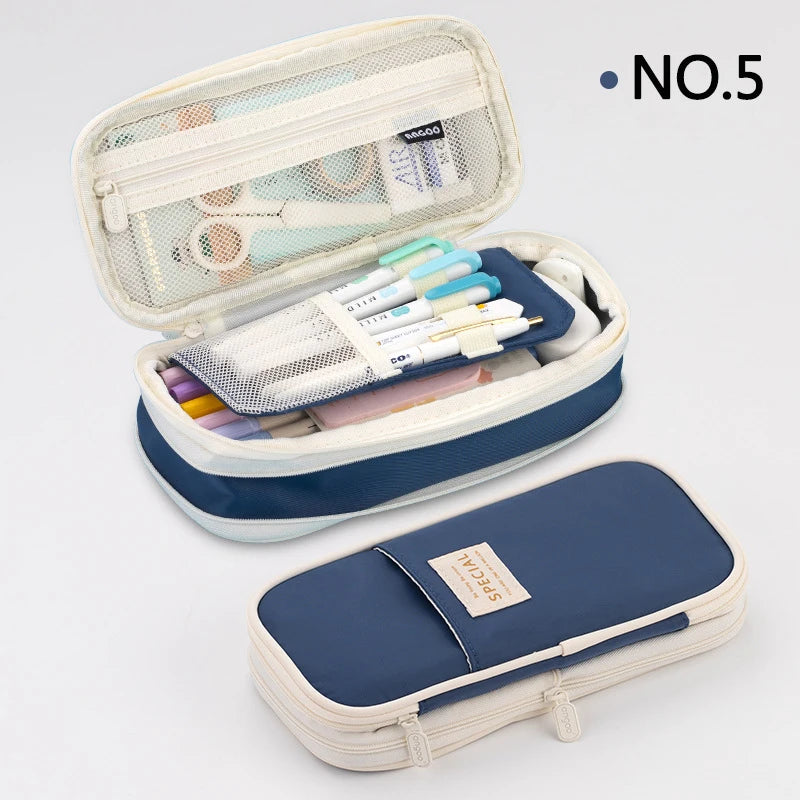 Estuche de Lápices Doble Capa para Niñas