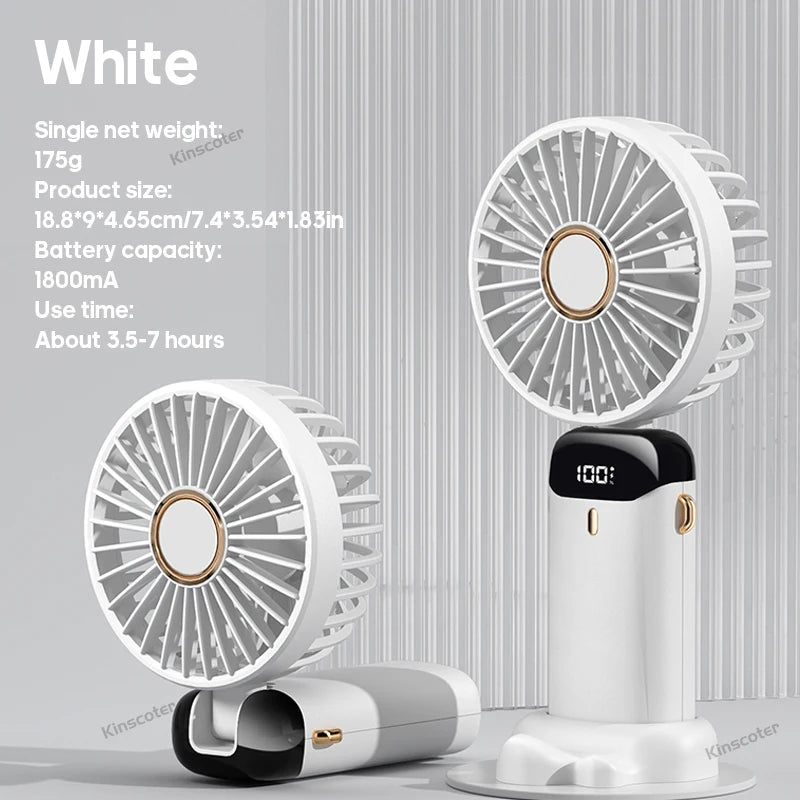 Mini ventilador de mano USB Ventilador portátil plegable