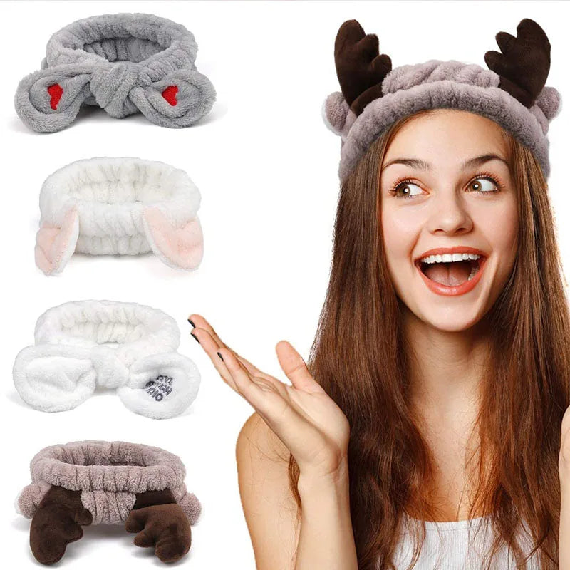 Diadema de Felpa para Baño y Skincare
