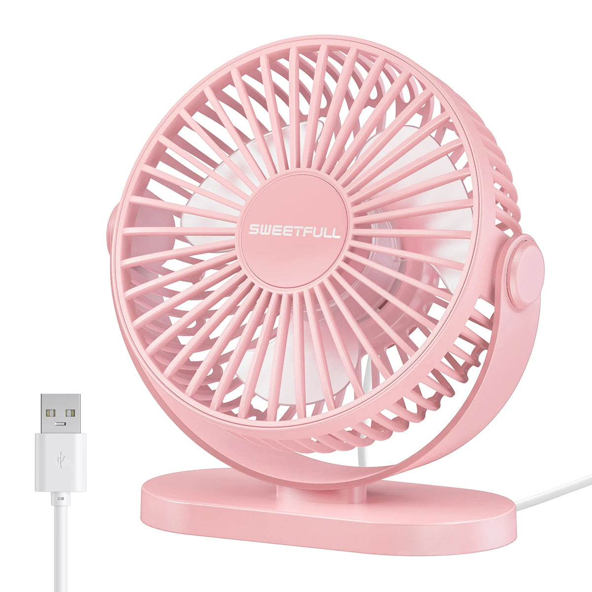 Mini ventilador eléctrico montado en la pared de escritorio
