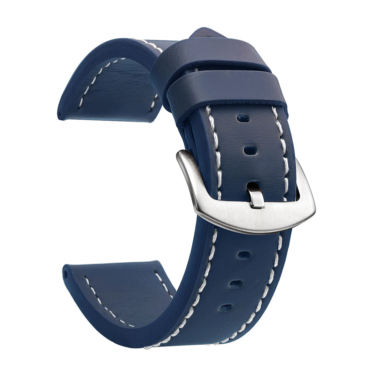 Correa Vintage de Piel SAMCO para Reloj con Hebilla de Acero inoxidable