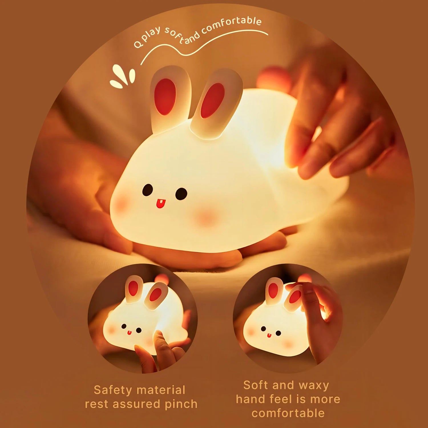 Lampara de Luz LED nocturna kawai