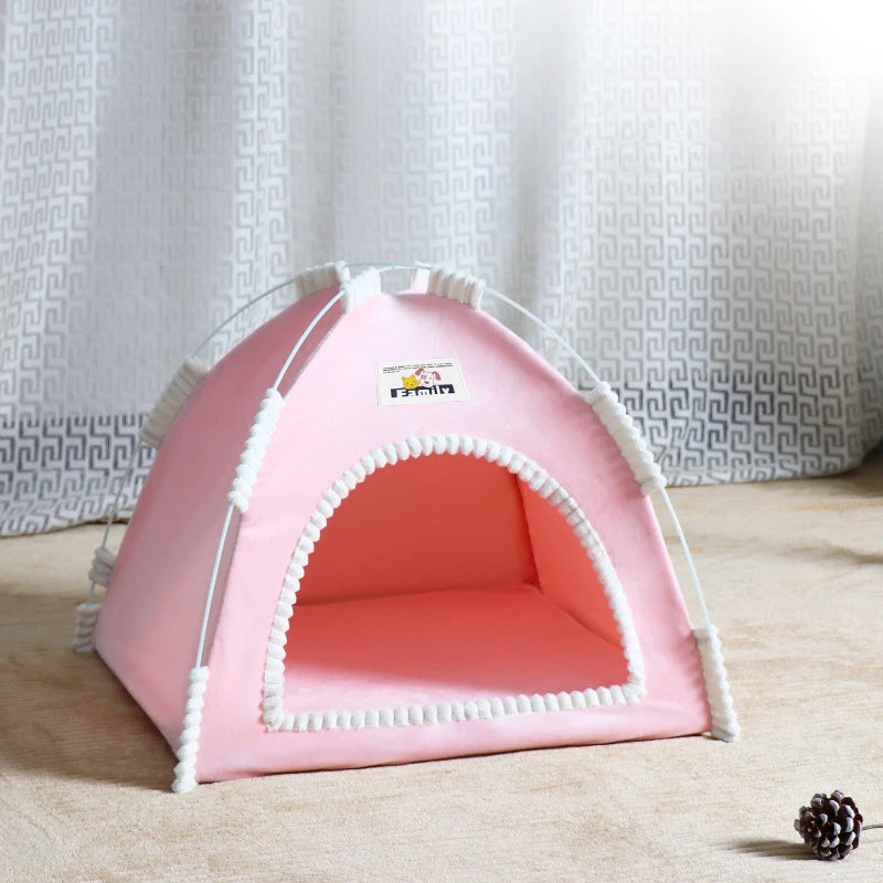 Casa plegable para gatitos