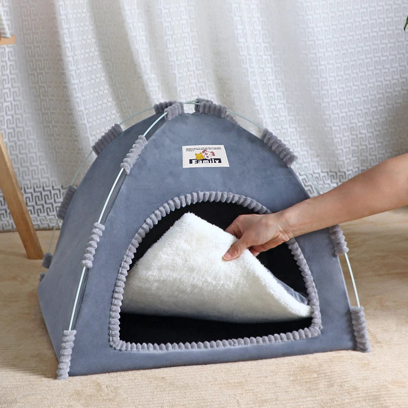 Casa plegable para gatitos