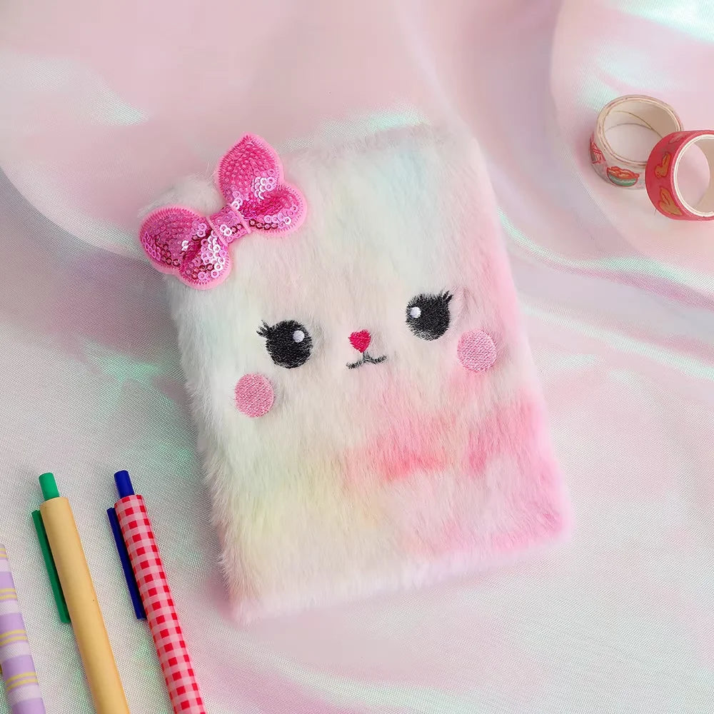Libreta de Gato de Felpa para Regalo