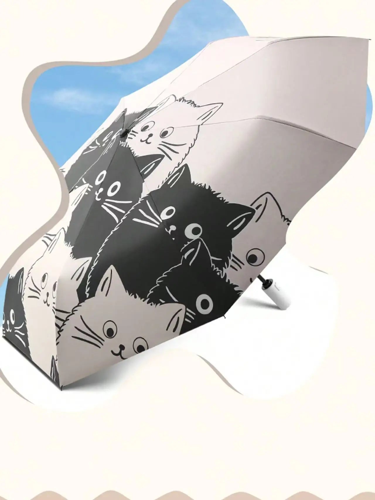 Sombrilla de gatitos