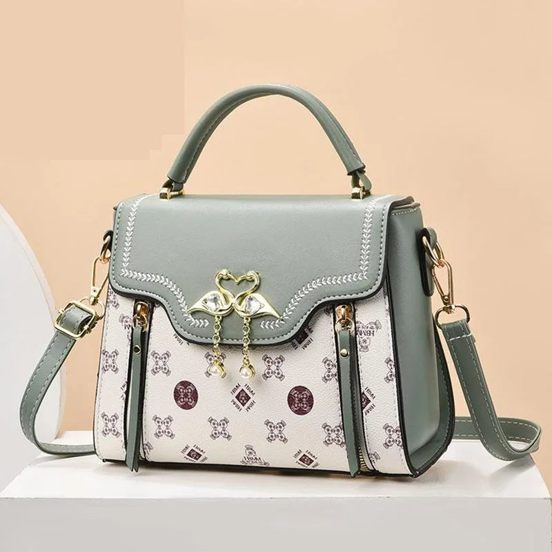 Bolso de mano, bolso de hombro con estampado de Sprite