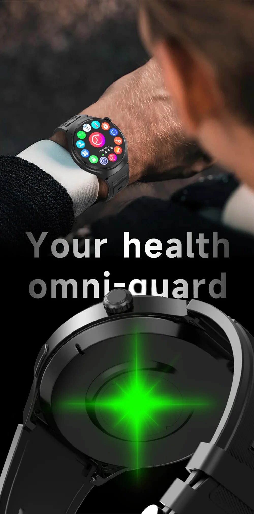 Smartwatch G.L Wear 2025 con Pantalla HD y Monitoreo de Salud