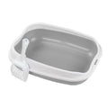 Caja de arena semicerrada para gatitos