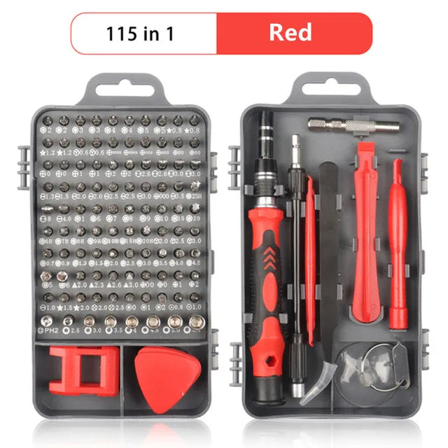 Kit de Destornilladores Magnéticos de Precisión 25/115/135/140 en 1