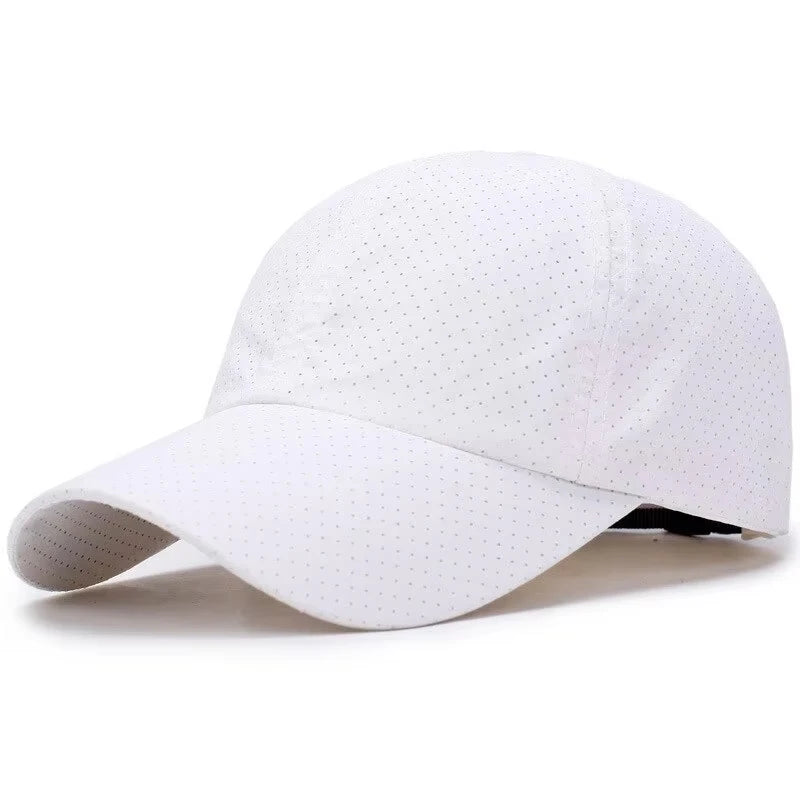 Gorra de malla de Color sólido, gorra de béisbol