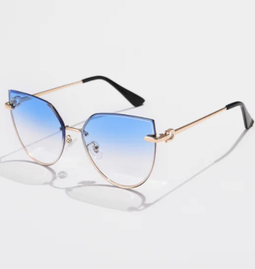 Gafas de sol tipo ojo de gato a la moda para mujer