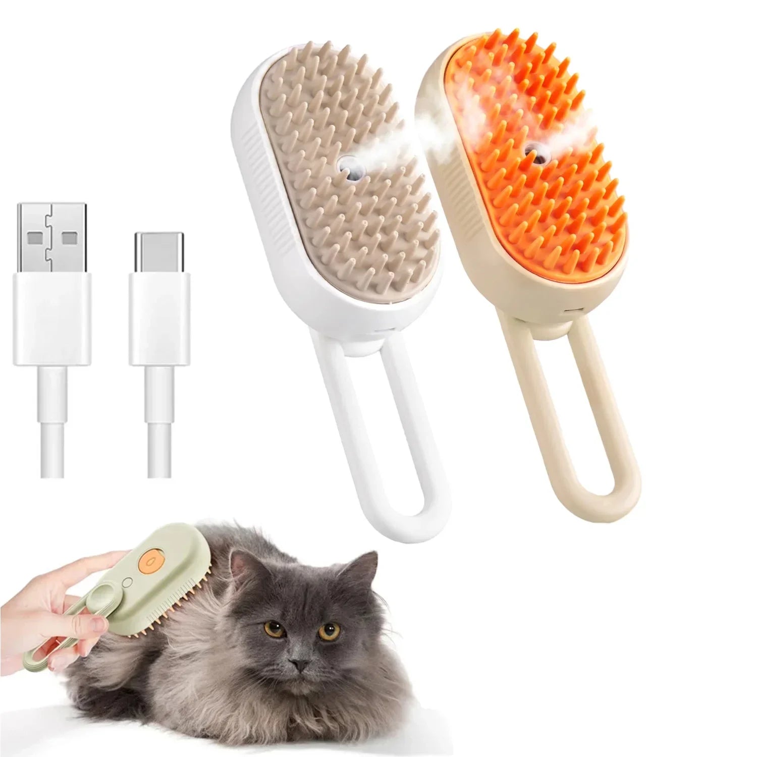 Cepillo de vapor para mascotas