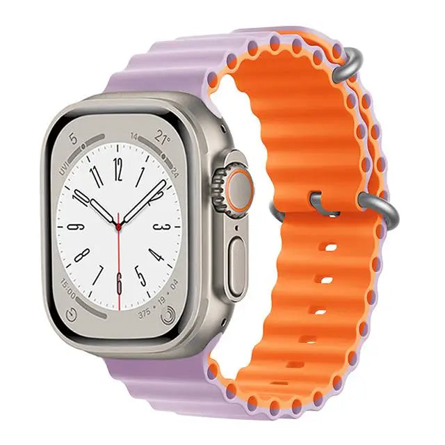 Correa Ocean de Silicón para Apple Watch Series y Ultra