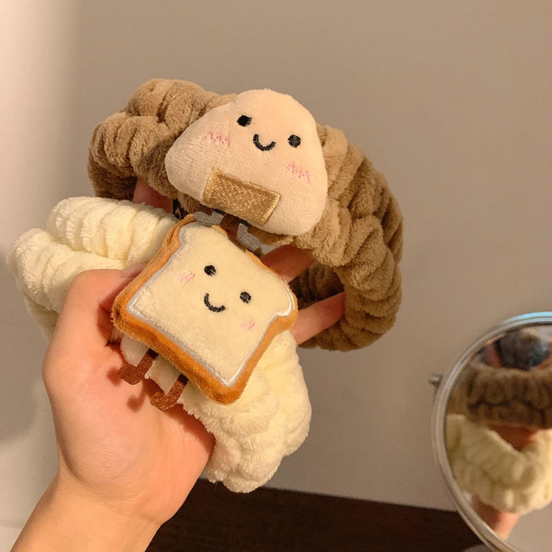 Set Spa: Diadema + Muñequeras forma de pan