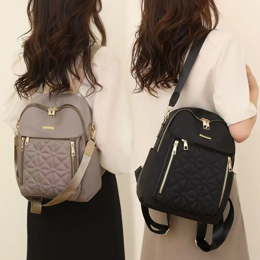 Mochila de lujo Simple de tela Oxford,