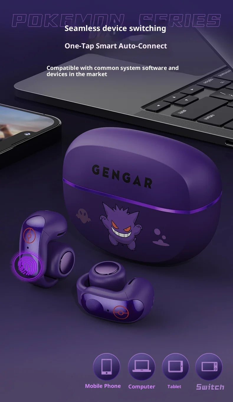 Auriculares Bluetooth Pokemon