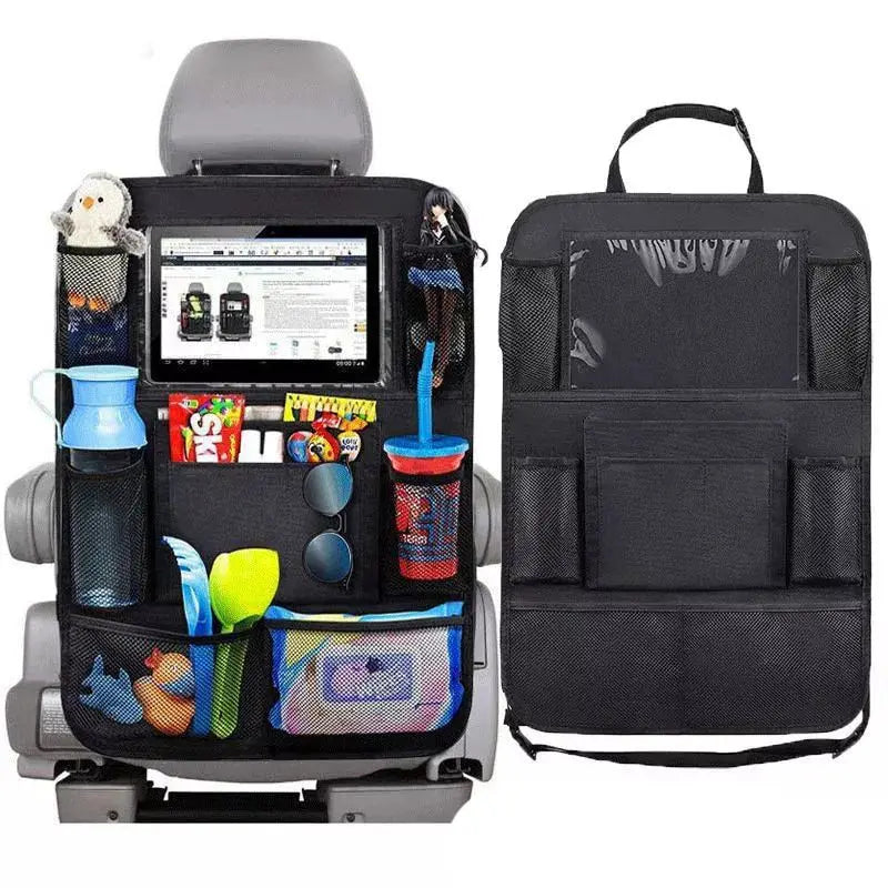 Organizador para Asiento de Auto con Porta Tablet y Bolsillos Multiusos