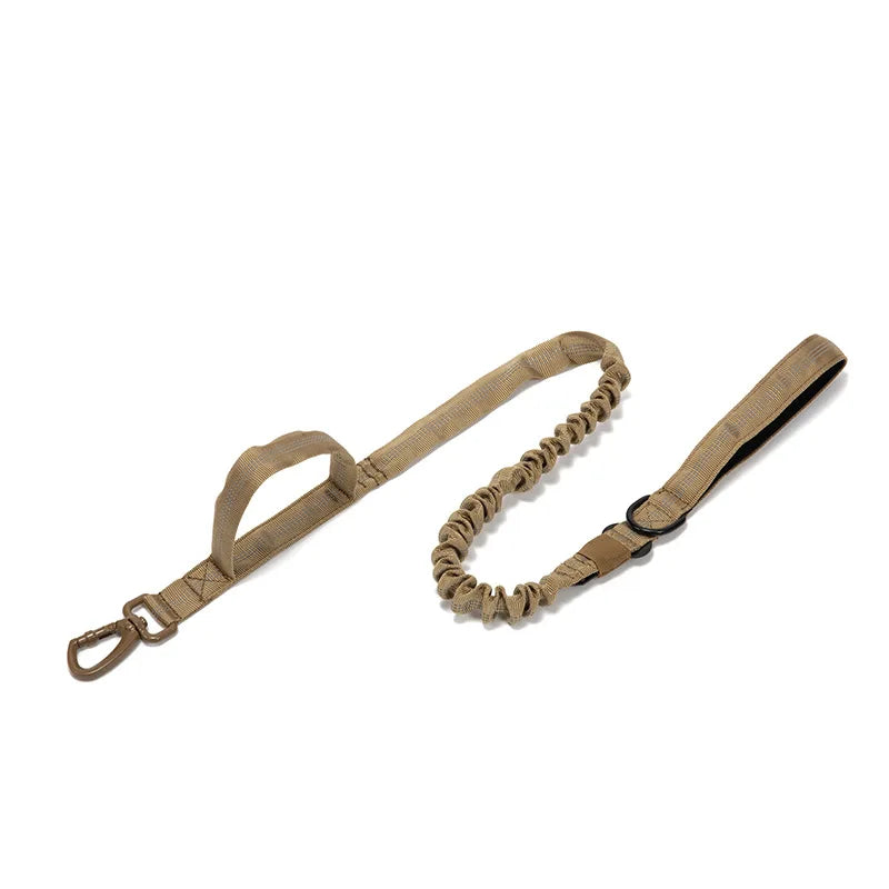 Collar y Correa Táctica Reflectante para Perros Grandes