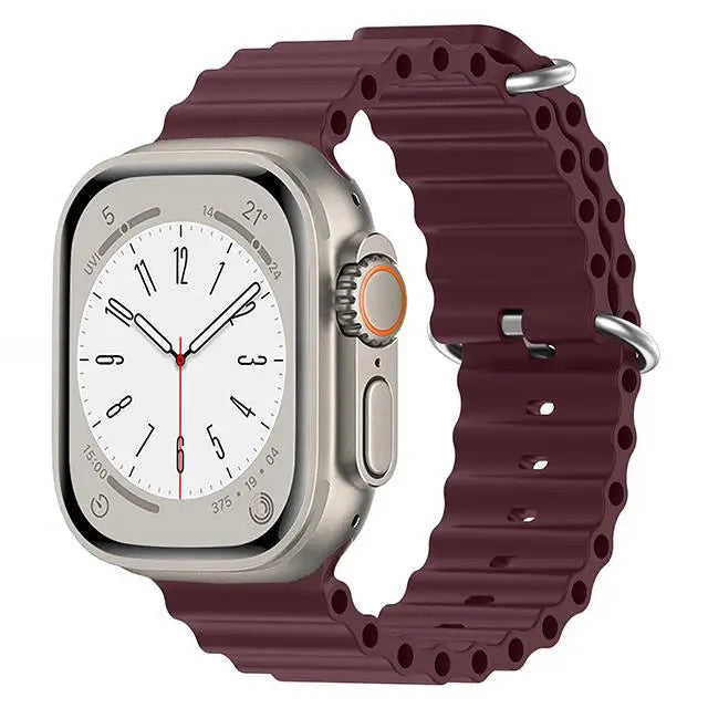 Correa Ocean de Silicón para Apple Watch Series y Ultra