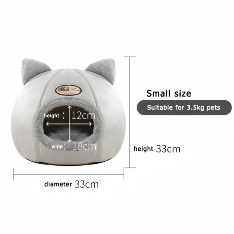 Cama para gatos a prueba de frío y cálido para invierno