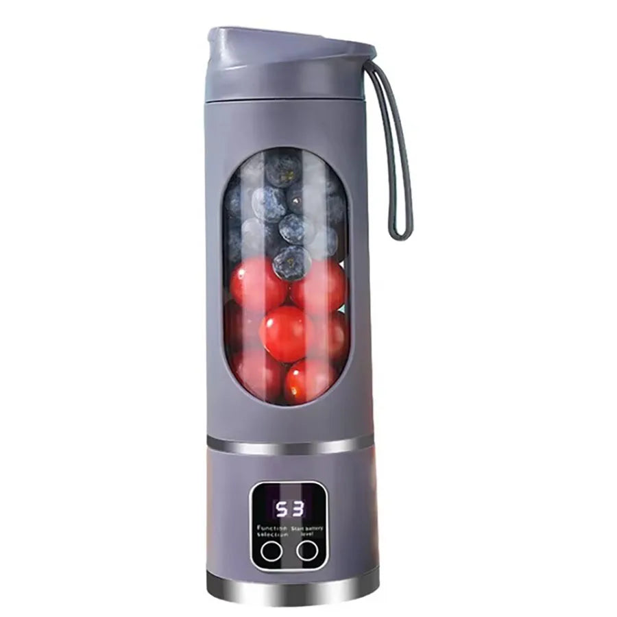 Minilicuadora y extractor de jugo portátil recargable por USB
