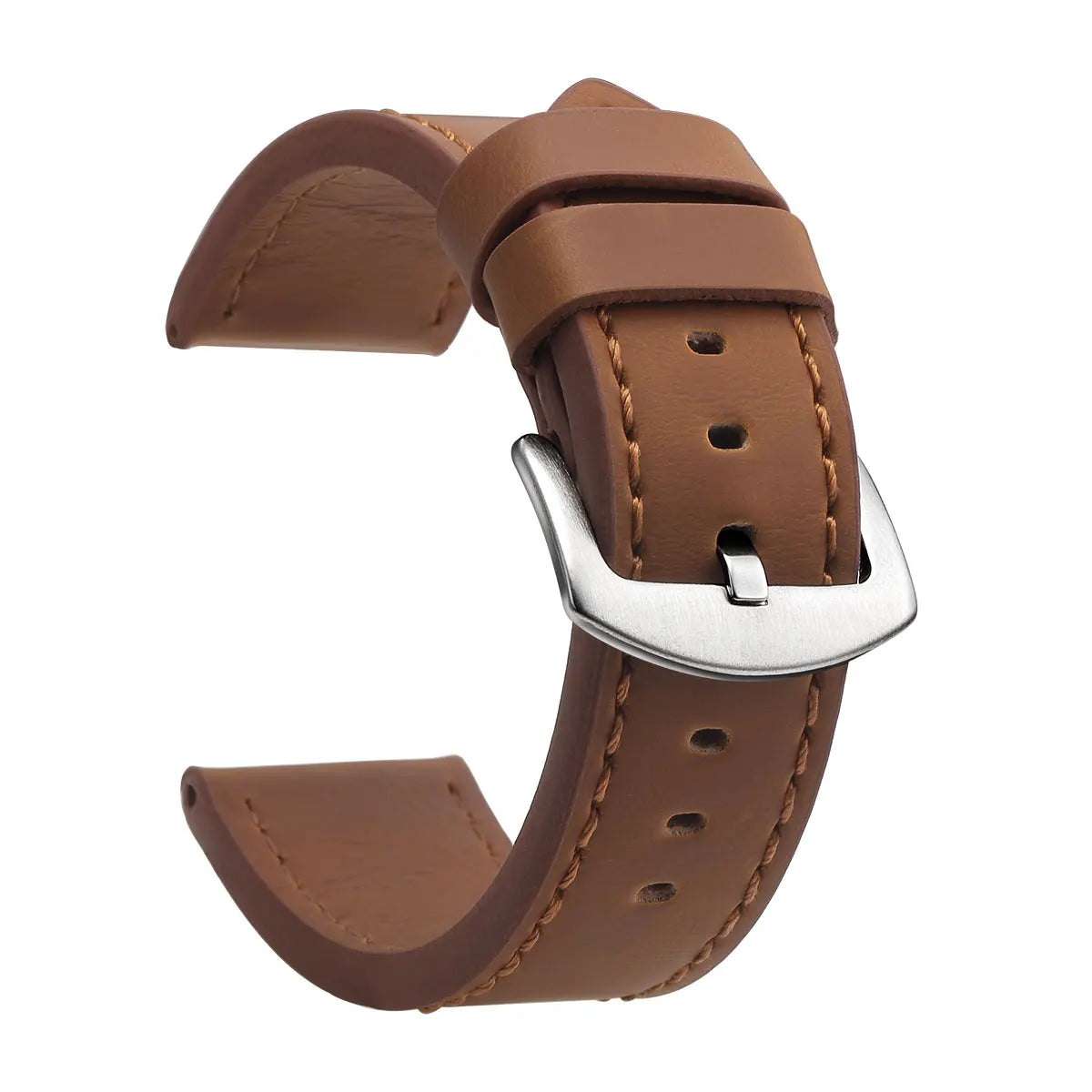 Correa Vintage de Piel SAMCO para Reloj con Hebilla de Acero inoxidable