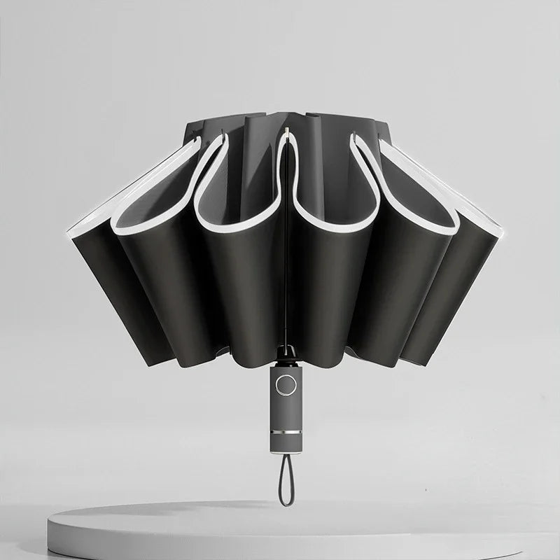 Paraguas plegable inverso completamente automático
