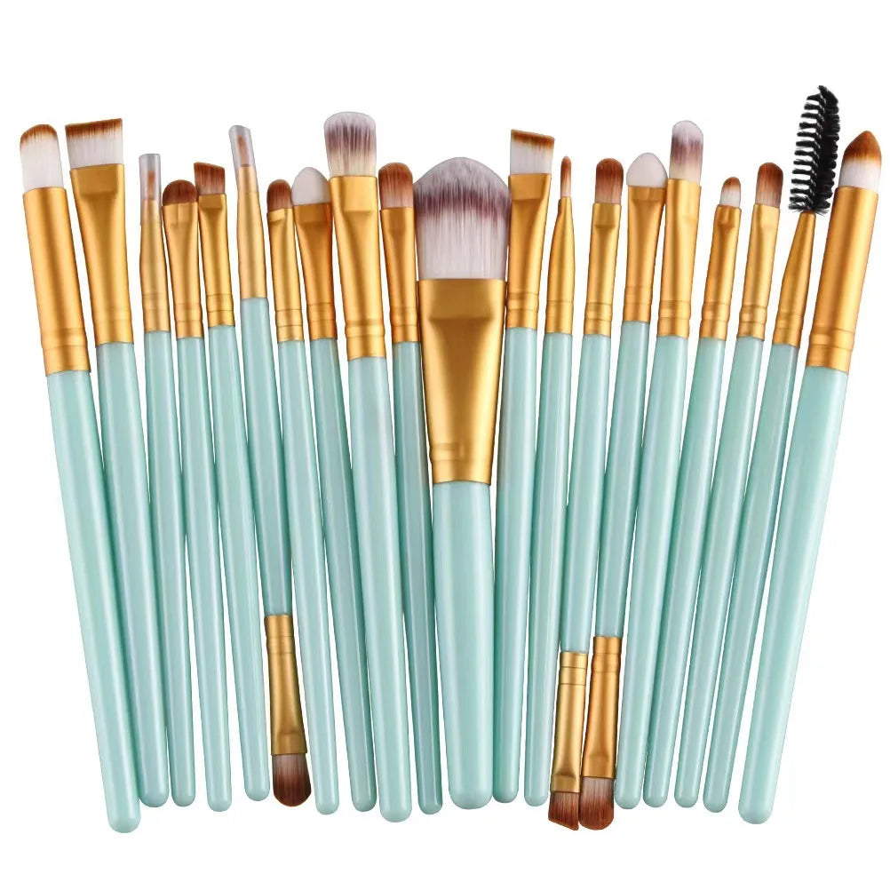 Set Profesional de 20 Pinceles para maquillaje