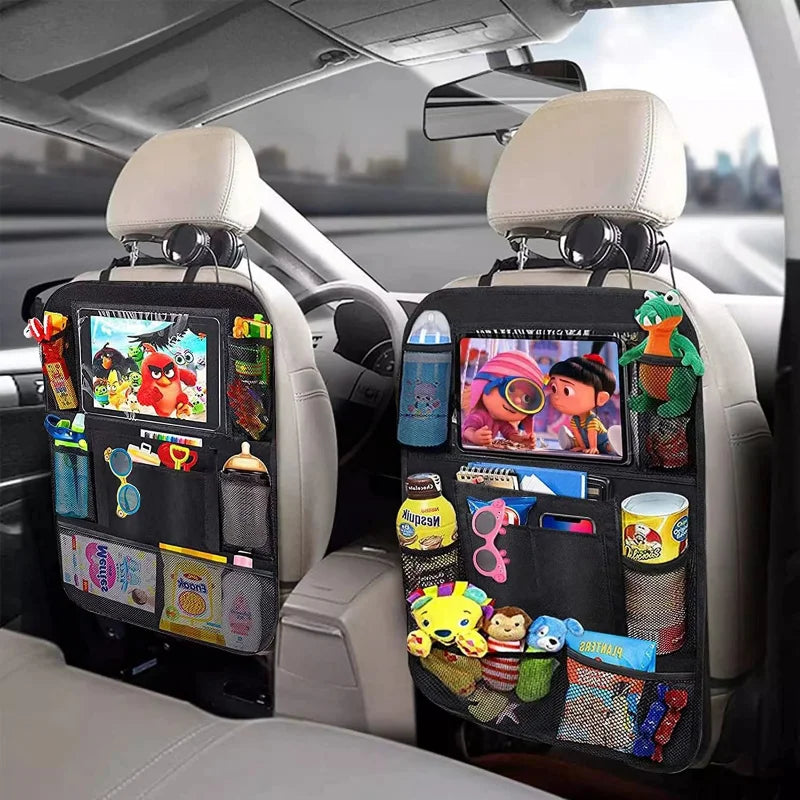 Organizador para Asiento de Auto con Porta Tablet y Bolsillos Multiusos