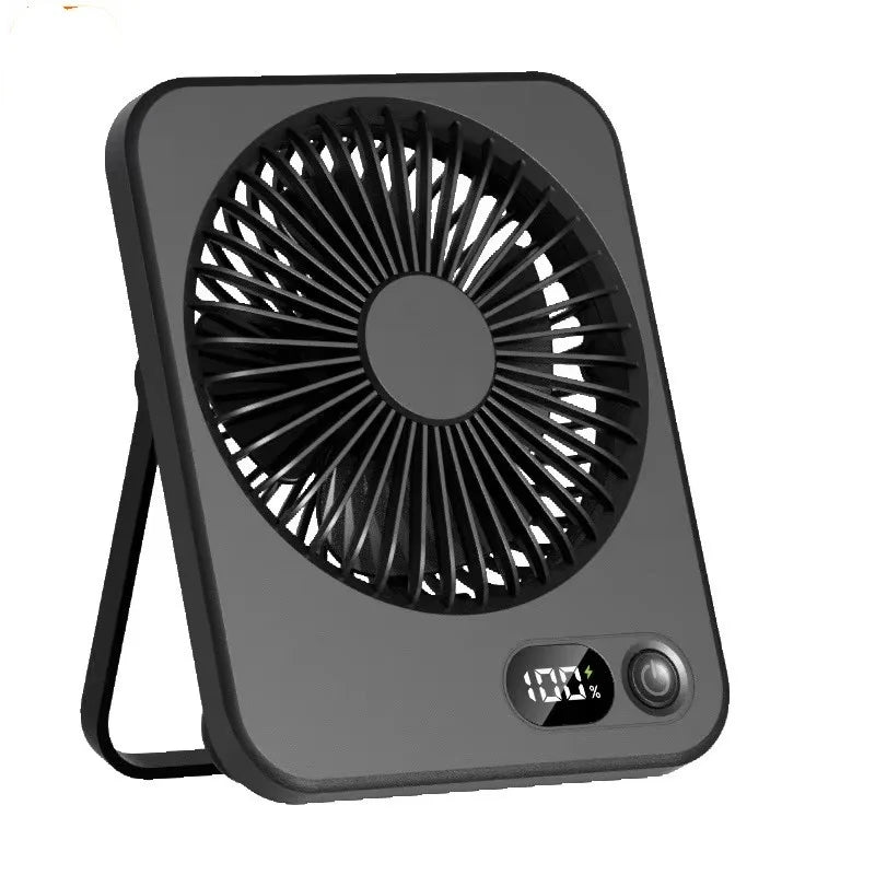 Ventilador de Escritorio Portátil, Ventilador Recargable USB 180 °