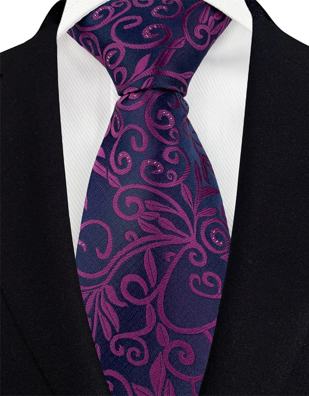 Corbata Elegante para Hombre 8CM Diseño Premium para Bodas y Oficina